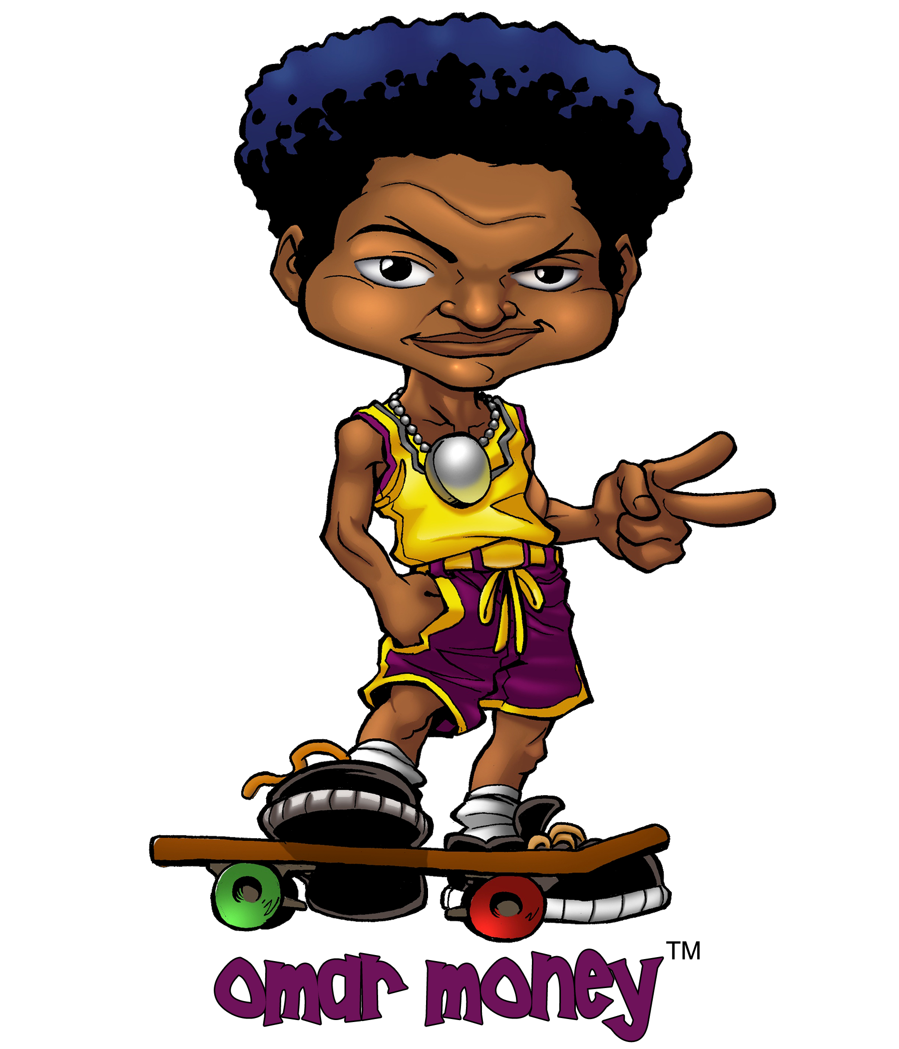 Omar Money character art