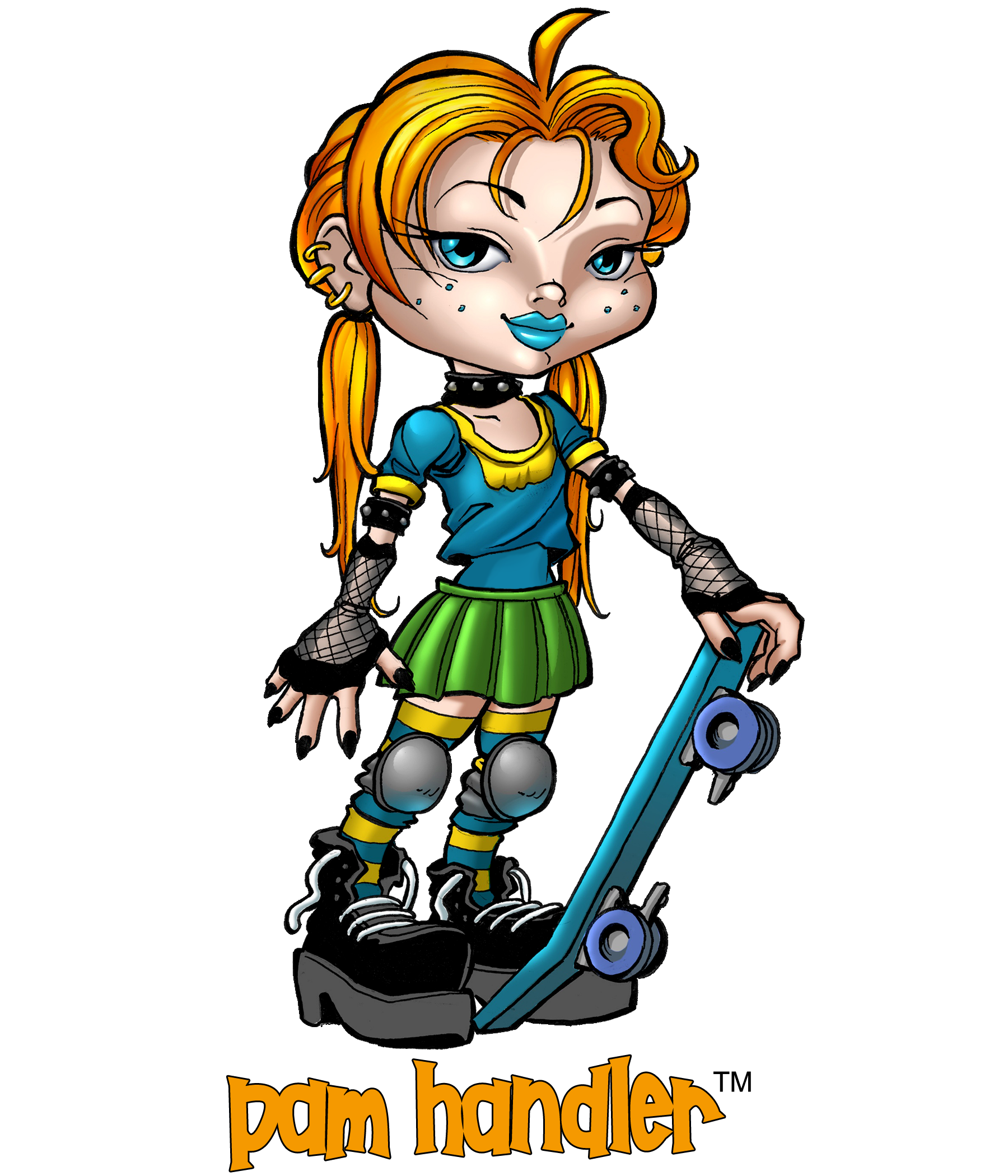 Pam Handler character art