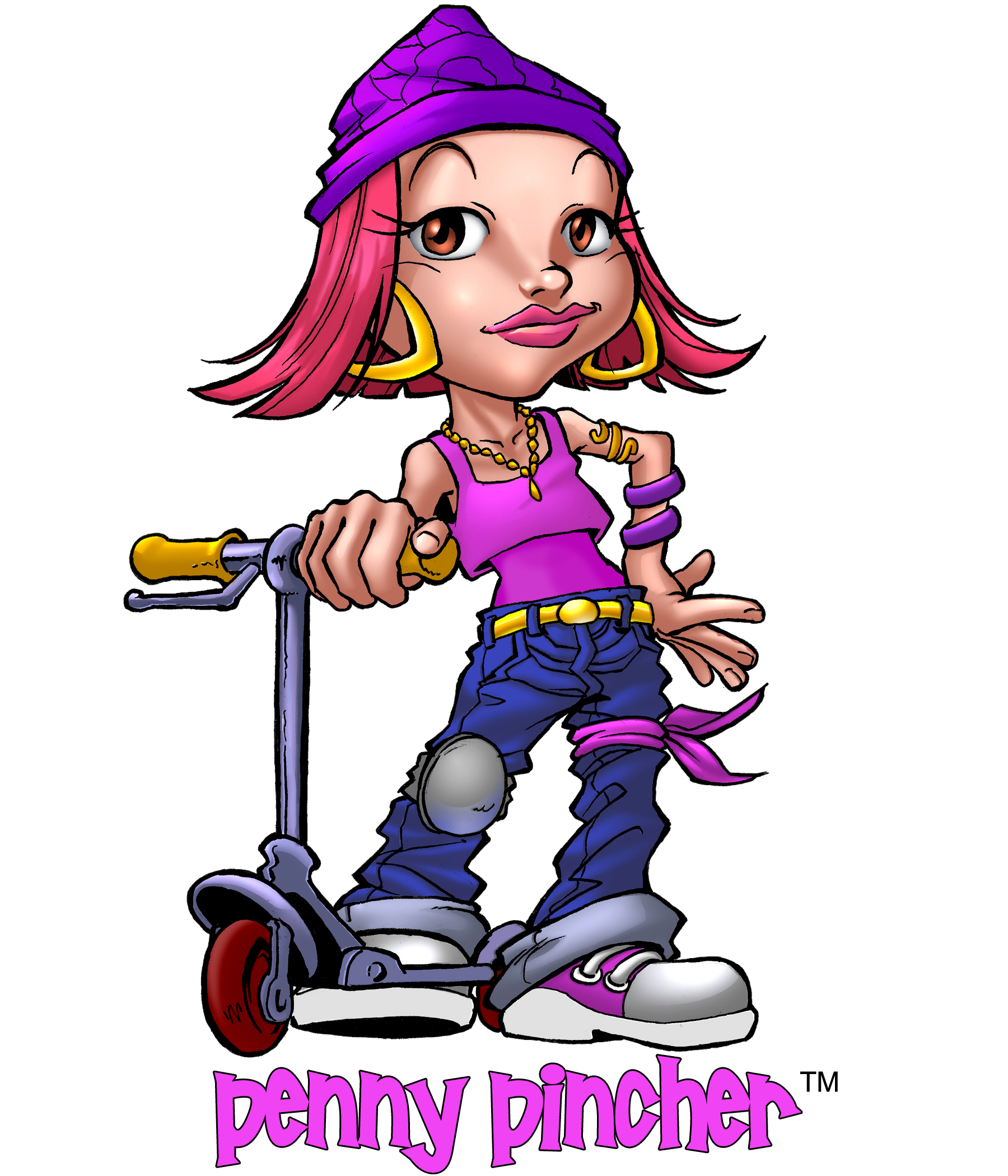 Penny Pincher character art