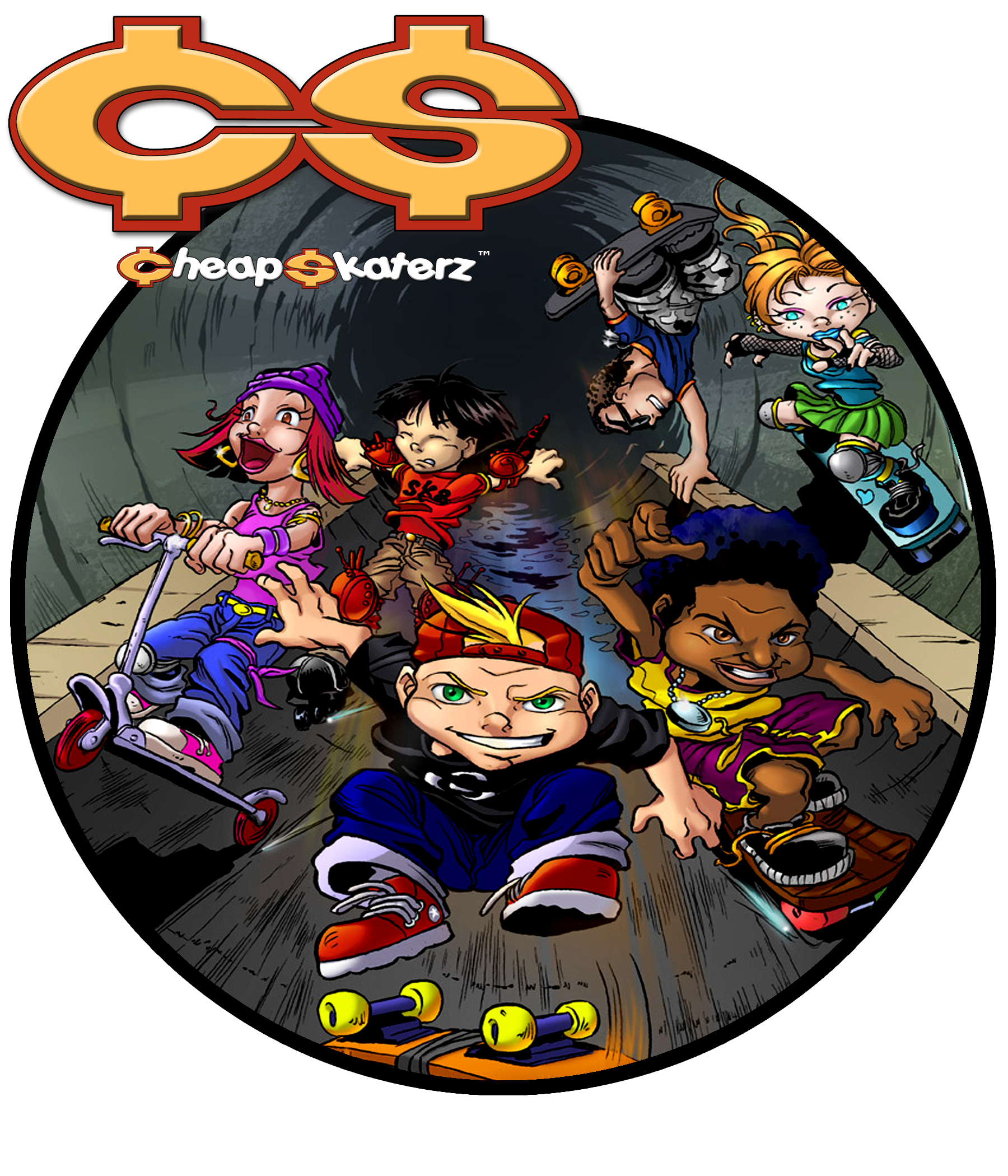 The Original Seven character art